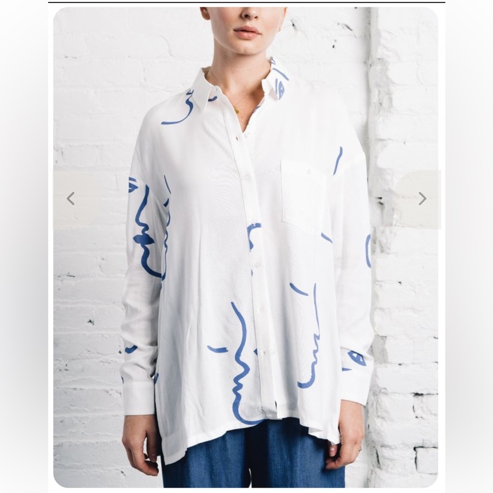Paloma Wool Pau Dress Shirt Amor S